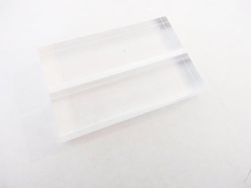 Clear Acrylic Stand - Transparent Base for Wedding and Event Signs